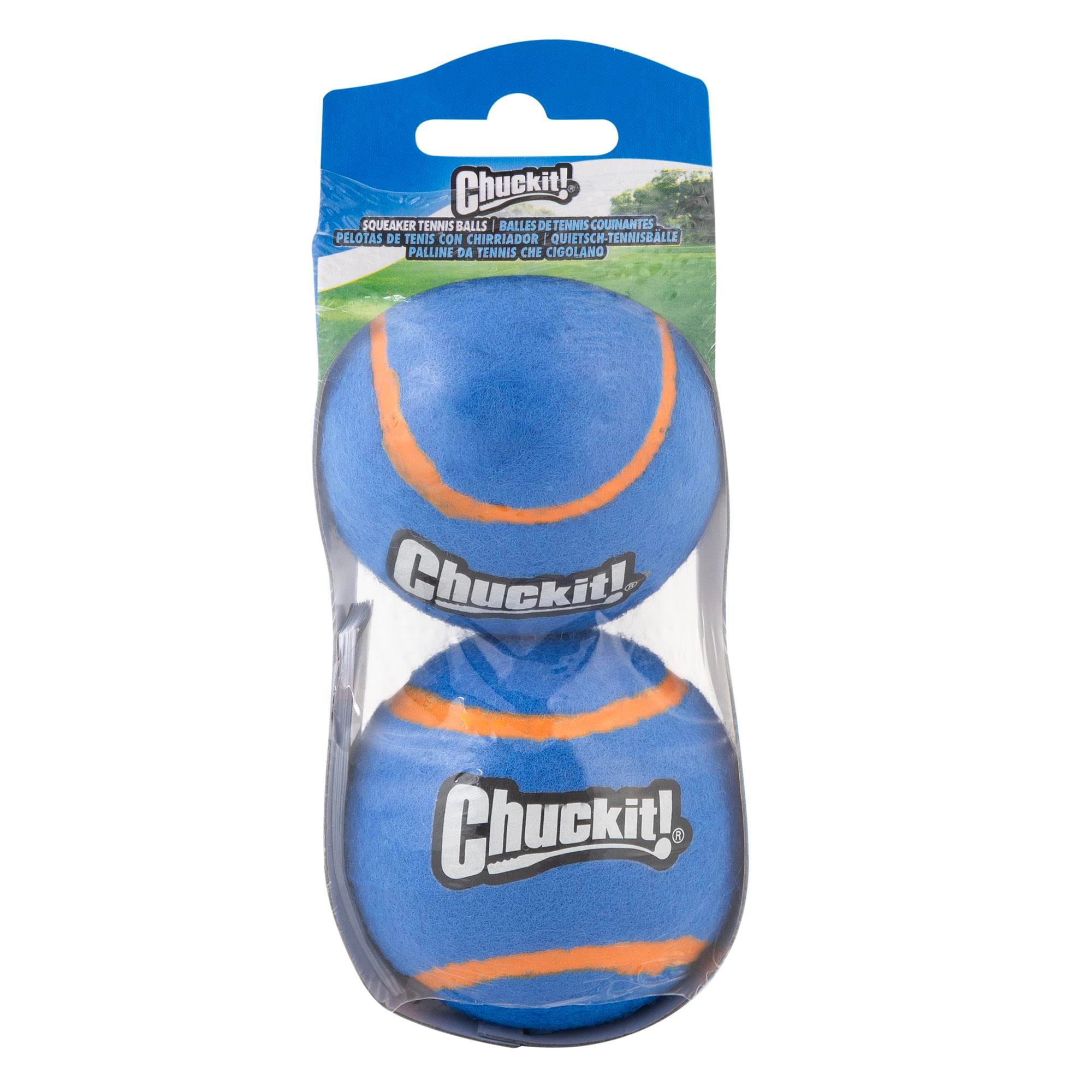 Chuckit! Sesli 2'li Tenis Köpek Oyun Topu (Orta Boy)