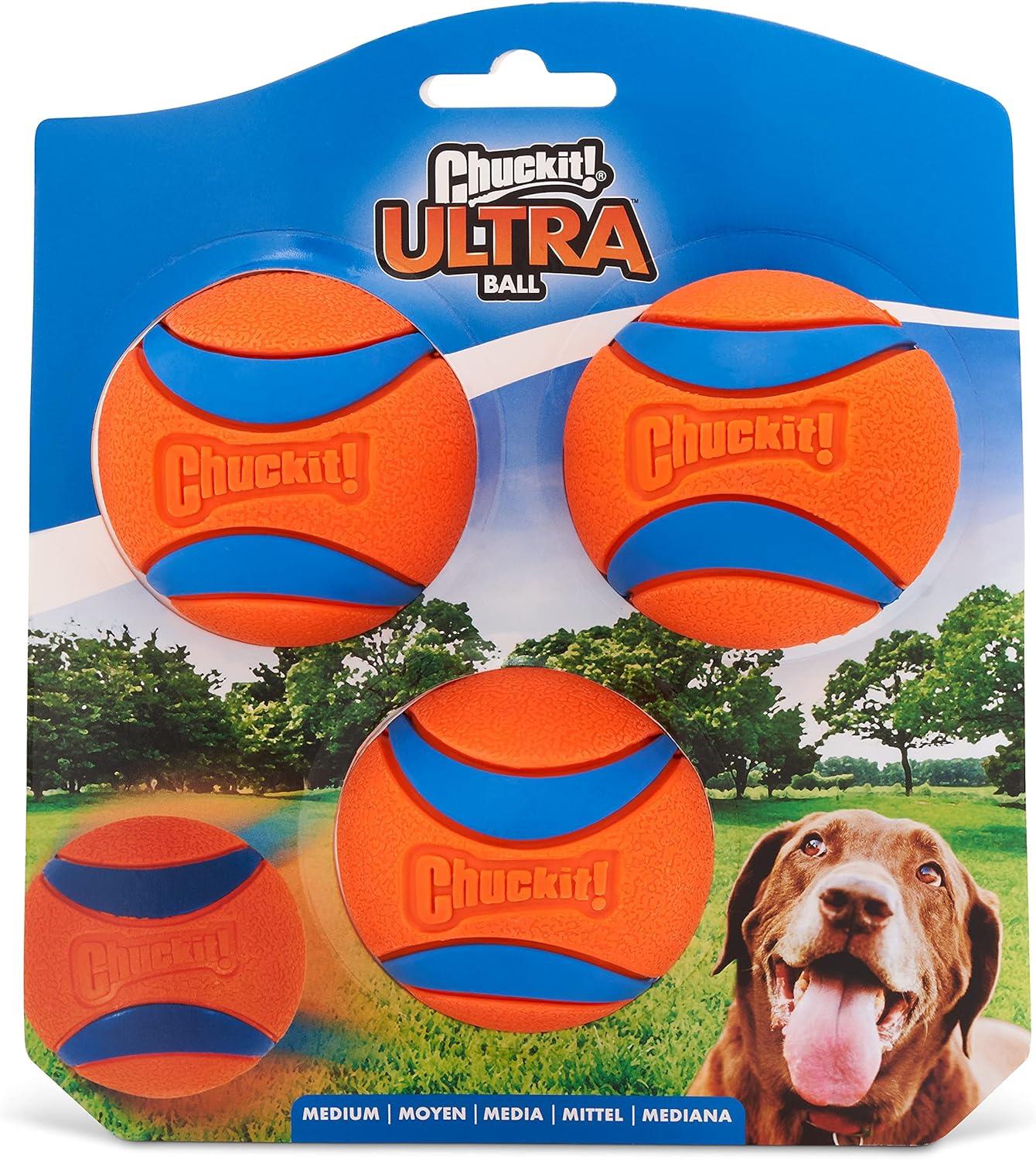 Chuckit! Ultra Ball 3'lü Köpek Oyun Topu (Orta Boy)