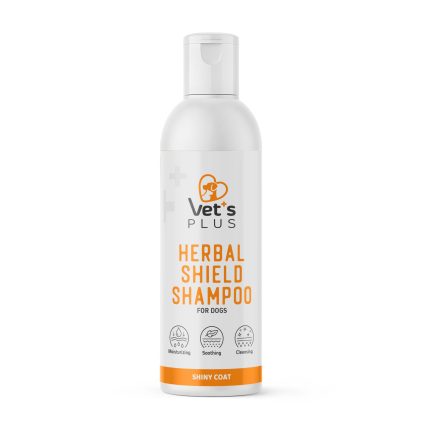Vet's Plus Herbal Shield Cilt ve Tüy Bakımı için Köpek Şampuanı 250ml